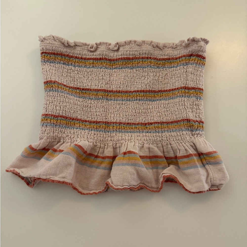 American Eagle Ruffle tube top